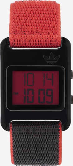 ADIDAS ORIGINALS Digitaluhr 'RETRO POP DIGITAL' in rot / schwarz, Produktansicht