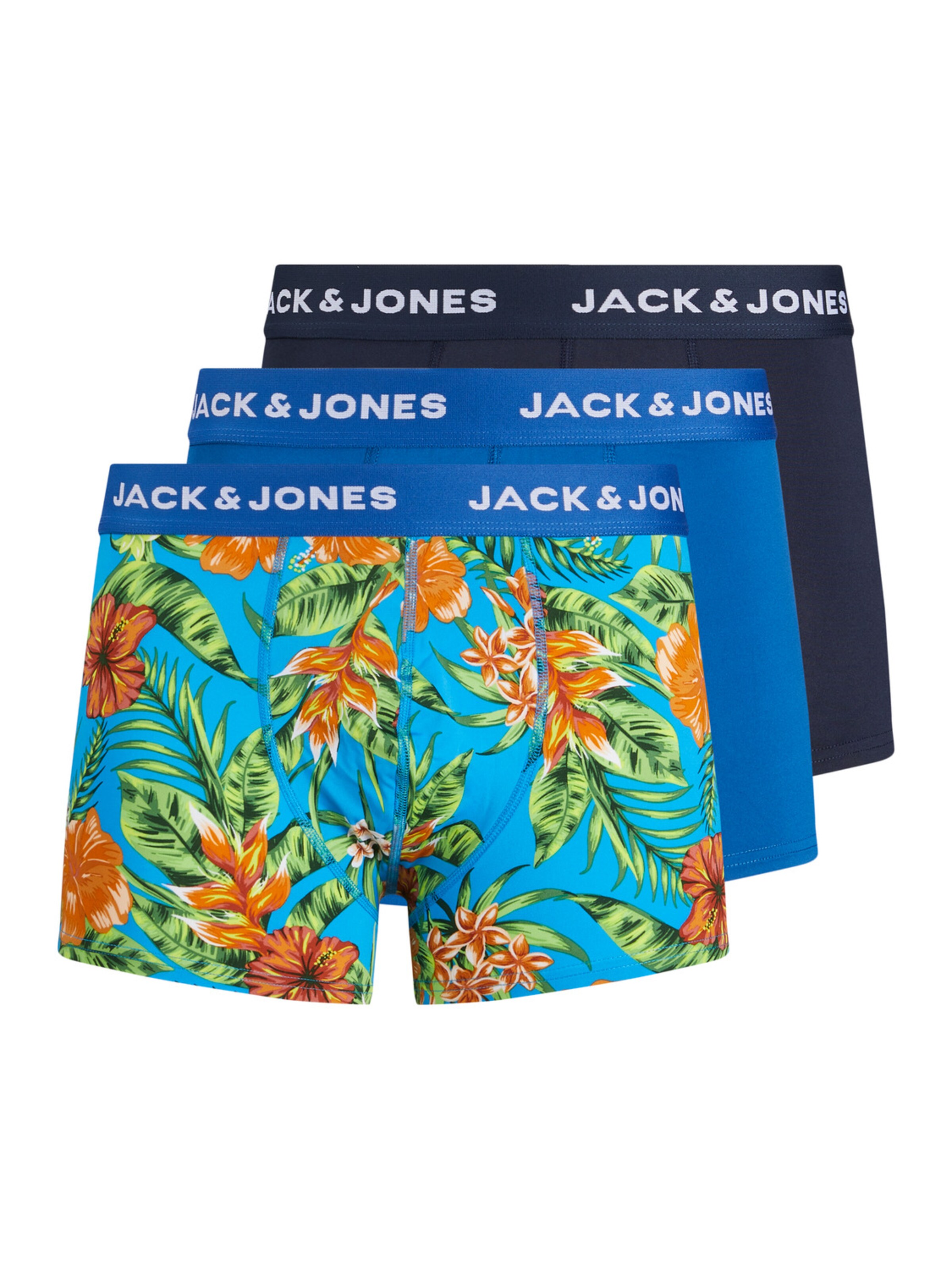 Abbigliamento 6pAsL JACK & JONES Boxer FIESTA in Blu, Blu Scuro 