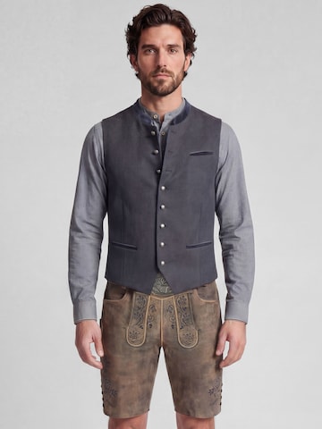 SPIETH & WENSKY Klederdracht gilet 'Kai' in Blauw: voorkant