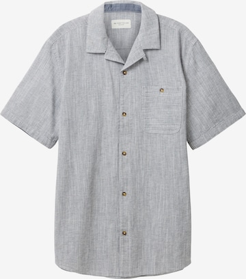 TOM TAILOR Regular fit Button Up Shirt in Grey: front