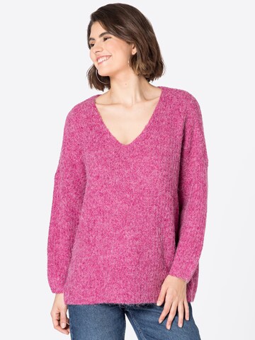 VERO MODA Sweter w kolorze różowy: przód