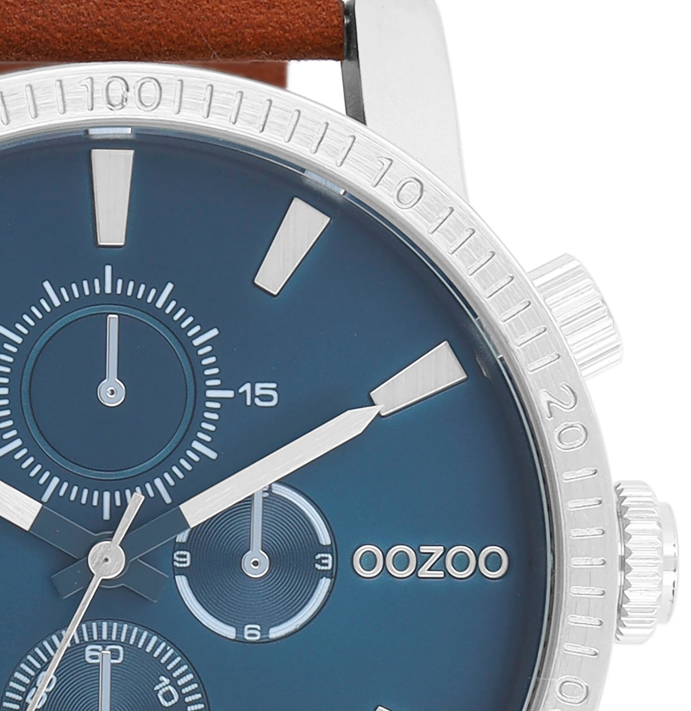 OOZOO Analoguhr in Silber