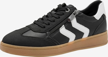 Baskets basses MARCO TOZZI en noir : devant