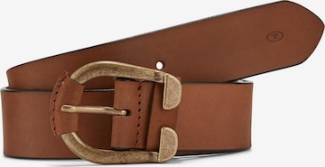 TOM TAILOR Belt 'BELLA' in Brown: front