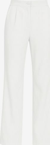 fashionshowcase Wide leg Broek 'LIRIN' in Wit: voorkant
