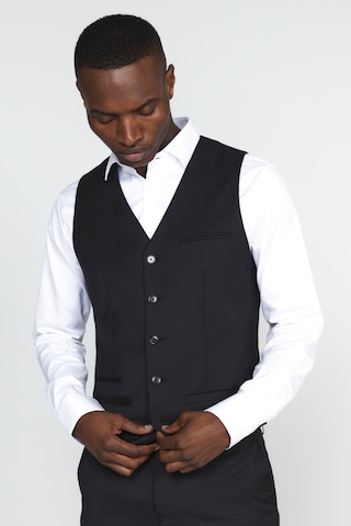 Matinique Suit Vest 'Breck' in Black: front