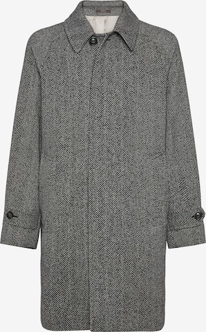 Boggi Milano Between-seasons coat in Grey: front
