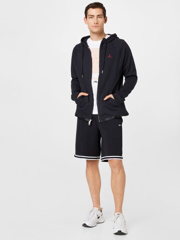 Jordan Zip-Up Hoodie in Black