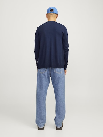 JACK & JONES Gebreid vest in Blauw