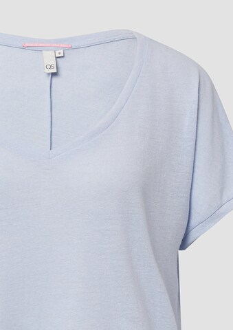QS T-Shirt in Blau