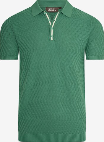 4funkyflavours Shirt 'Complexity' in Groen: voorkant