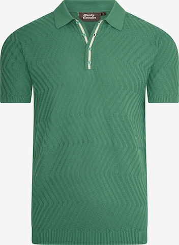 4funkyflavours - Camiseta 'Complexity' en verde: frente