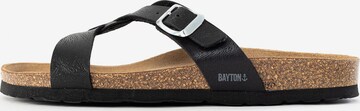 Bayton Mules 'Sebastian' in Black: front