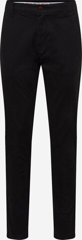 Slimfit Pantaloni eleganți 'Scanton' de la Tommy Jeans pe negru: față