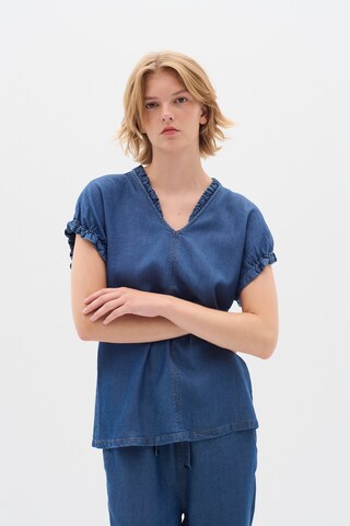 InWear Bluse 'RachelI' in Blau: Vorderseite