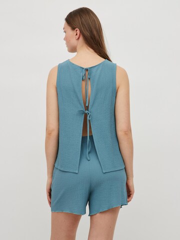 VILA Bluse in Blau