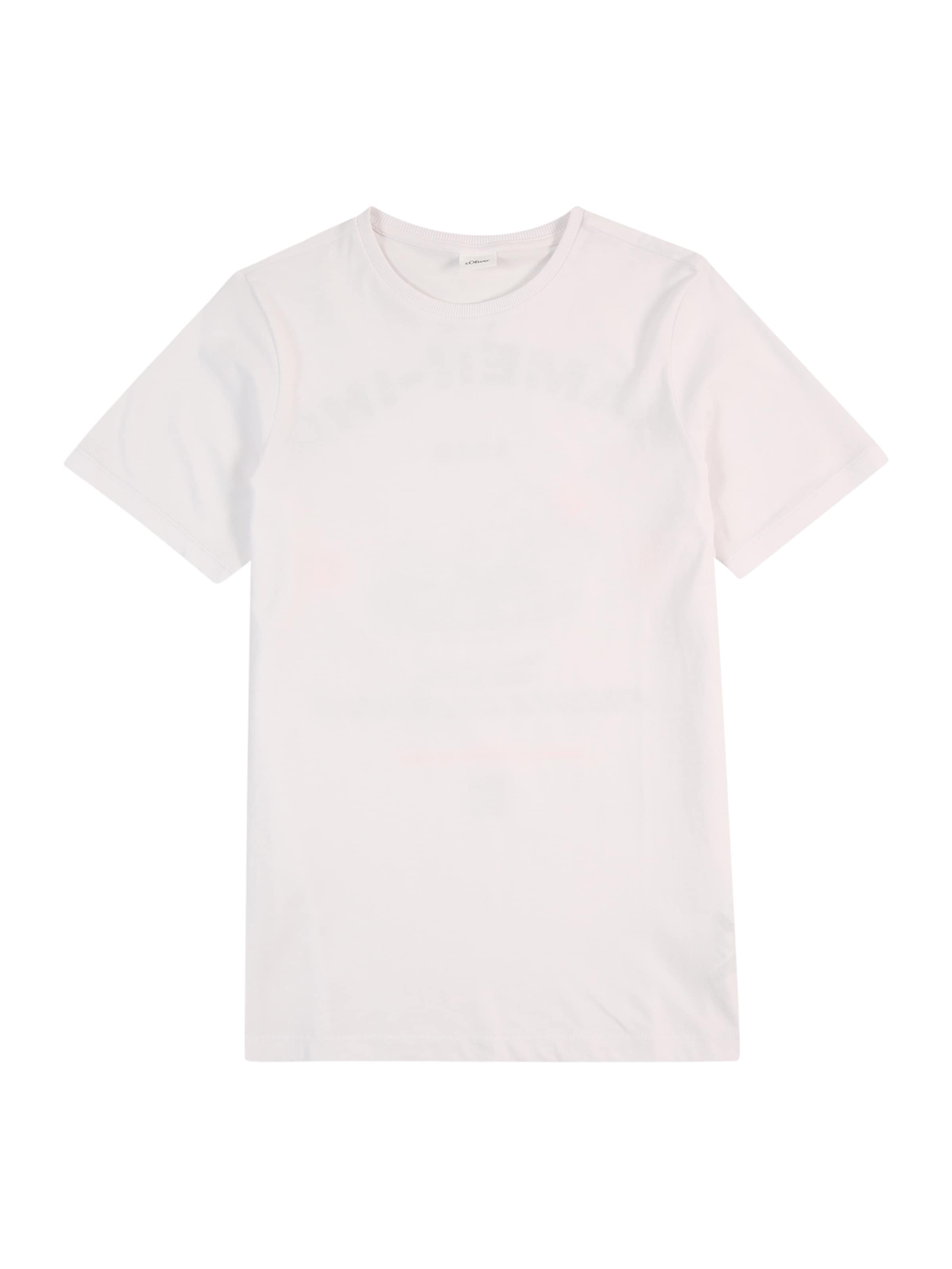 balts s.Oliver T-Krekls: no priekšpuses