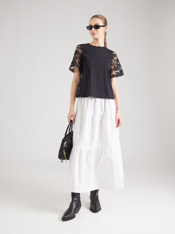 T-shirt 'VMPanna' VERO MODA en noir : devant