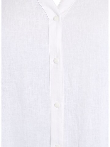 Abito camicia 'Lina' di Zizzi in bianco