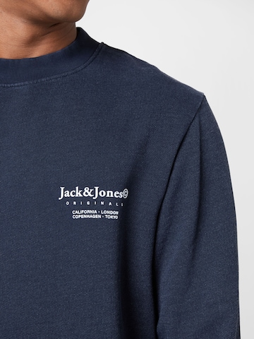 JACK & JONES Sweatshirt 'FIREFLY' i blå