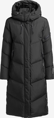 khujo Winter Coat in Black: front