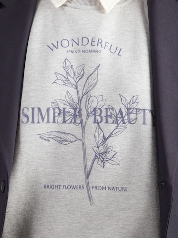 MOS MOSH Sweatshirt 'MMRafa' i grå