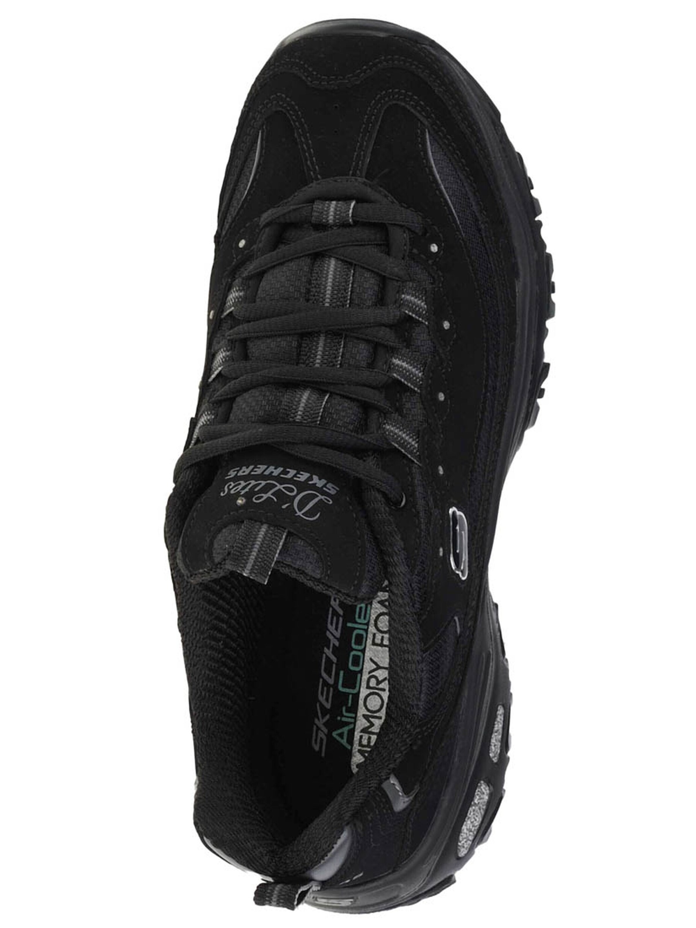 SKECHERS Sportschoen 'Skechers D'Lites - Biggest Fan' in Zwart