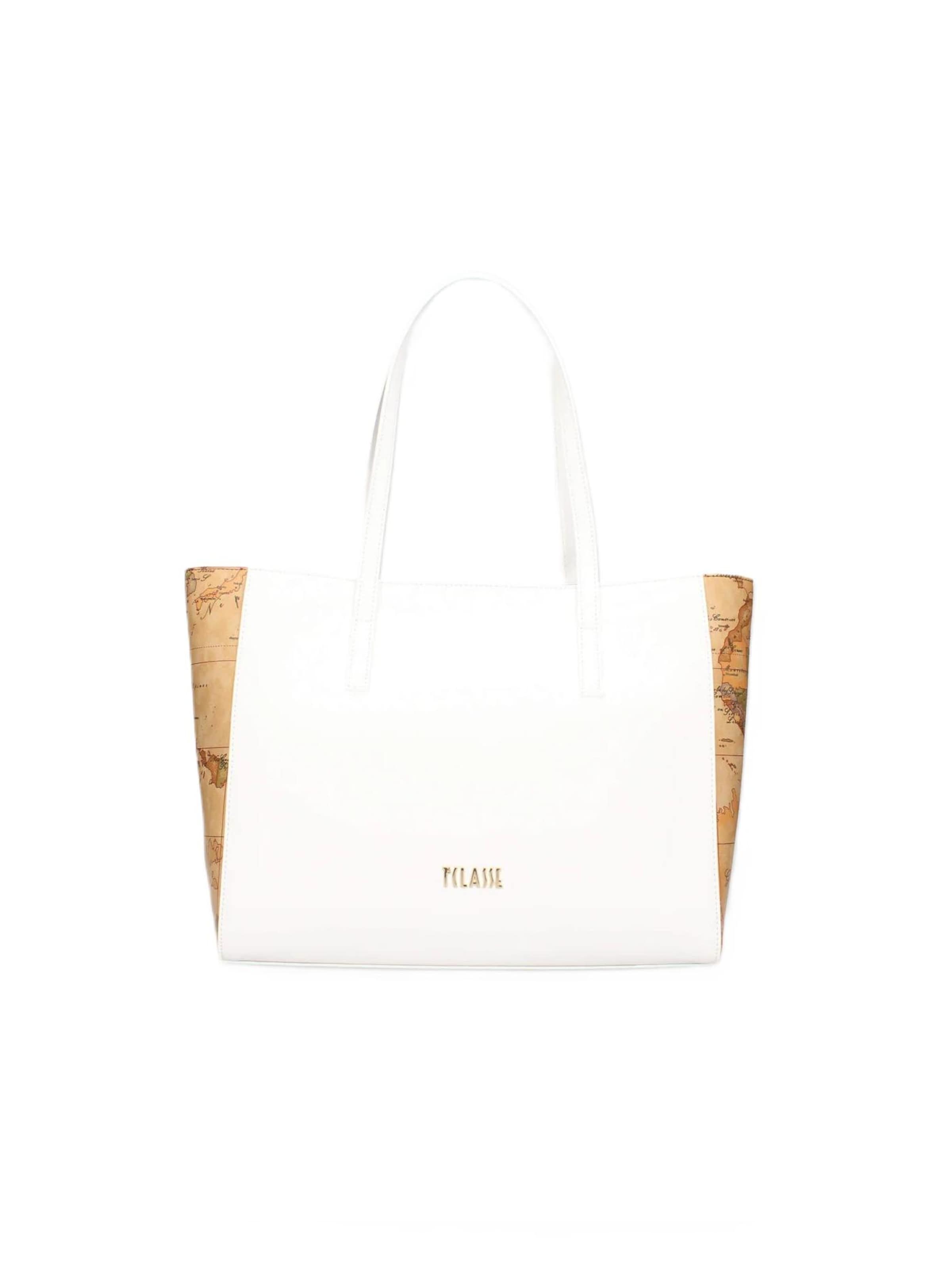 Shopper 'LMLF359636' di Alviero Martini in bianco: frontale