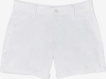 Le Temps Des Cerises Loosefit Shorts 'Lyvi 1' in Weiß: Vorderseite