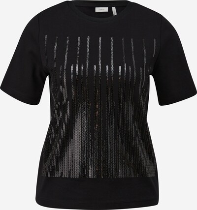 s.Oliver BLACK LABEL T-Shirt in schwarz, Produktansicht