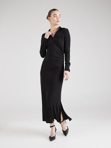 Rochie de la Karen Millen pe negru: față