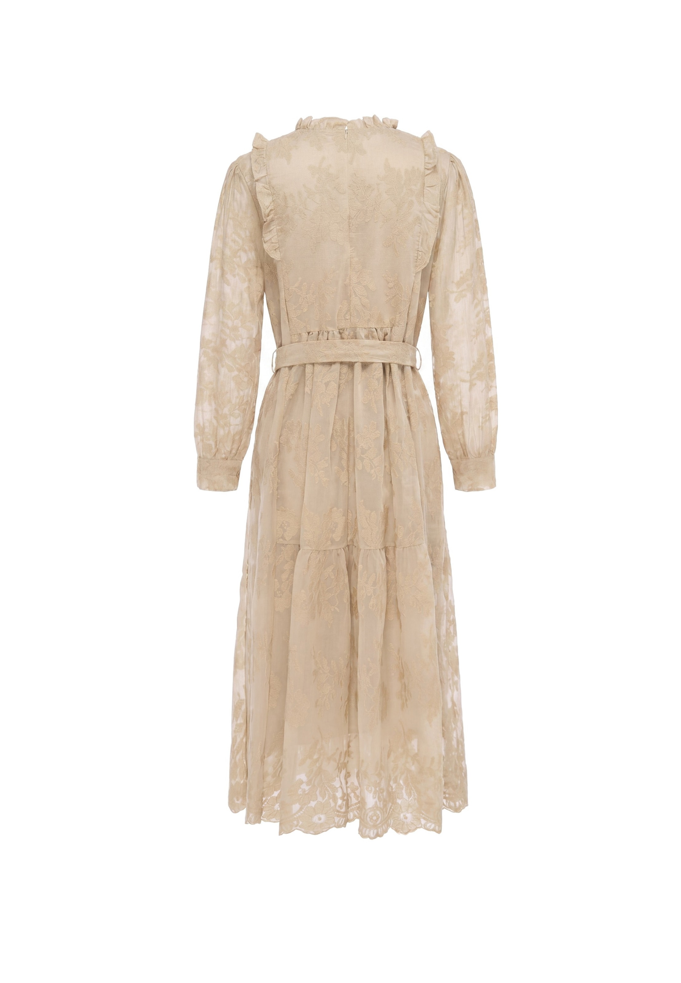 Usha Dress in Beige