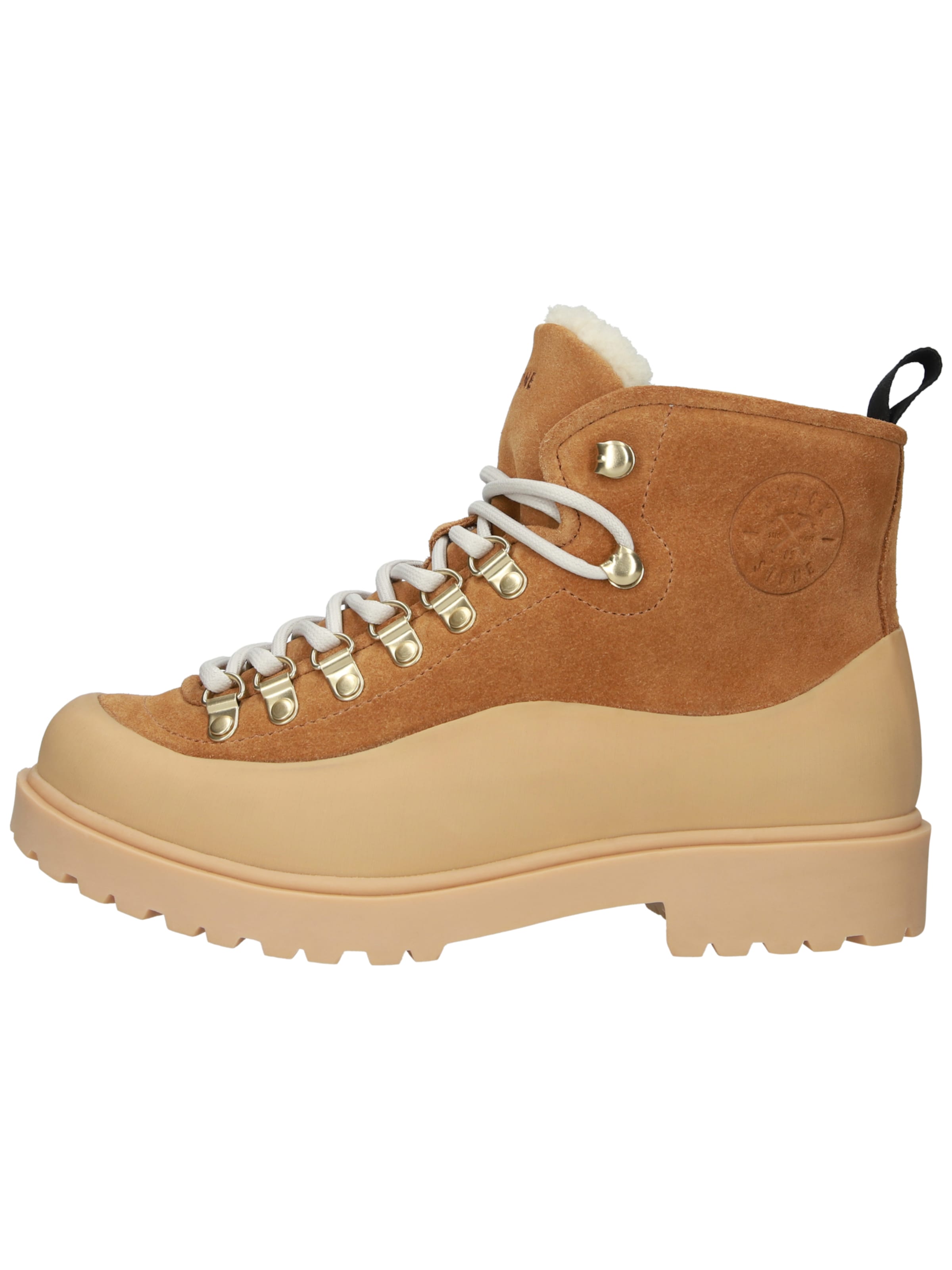 BLACKSTONE Stövlett med snörning 'Rock Dree CL247' i brun: framsida