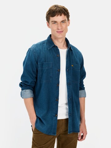 CAMEL ACTIVE Regular fit Button Up Shirt in Blue: front