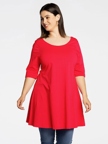 Yoek Shirt ' LIEKE ' in Red: front