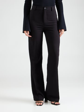ABOUT YOU x Laura Giurcanu Regular Pleated Pants 'Christina' in Black: front