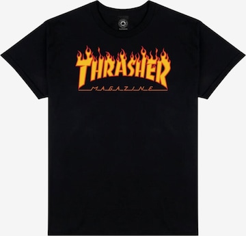 T-Shirt 'FLAME' THRASHER en noir : devant