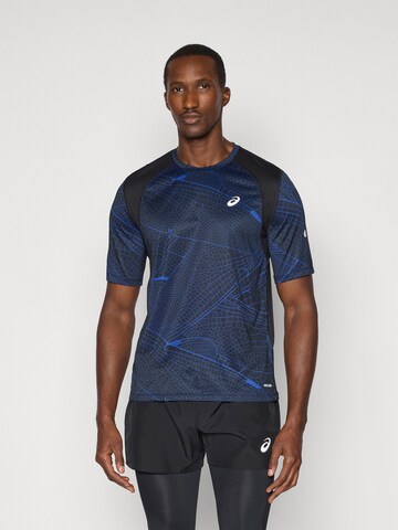 ASICS Performance Shirt 'Road Lite Show' in Black: front