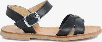 Sandales Pisamonas en bleu : devant