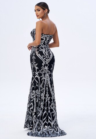 Moda Minx Avondjurk 'ALEXIS LONG SEQUIN' in Zwart
