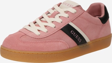 GUESS - Zapatillas deportivas bajas 'Nolinas' en rosa: frente