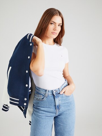 Maglietta di Tommy Jeans in bianco: frontale