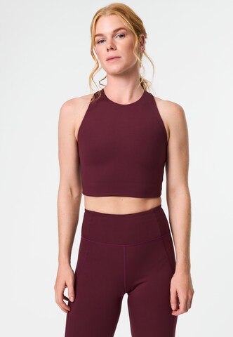 Girlfriend Collective Bralette Sports bra 'Dylan' in Purple: front