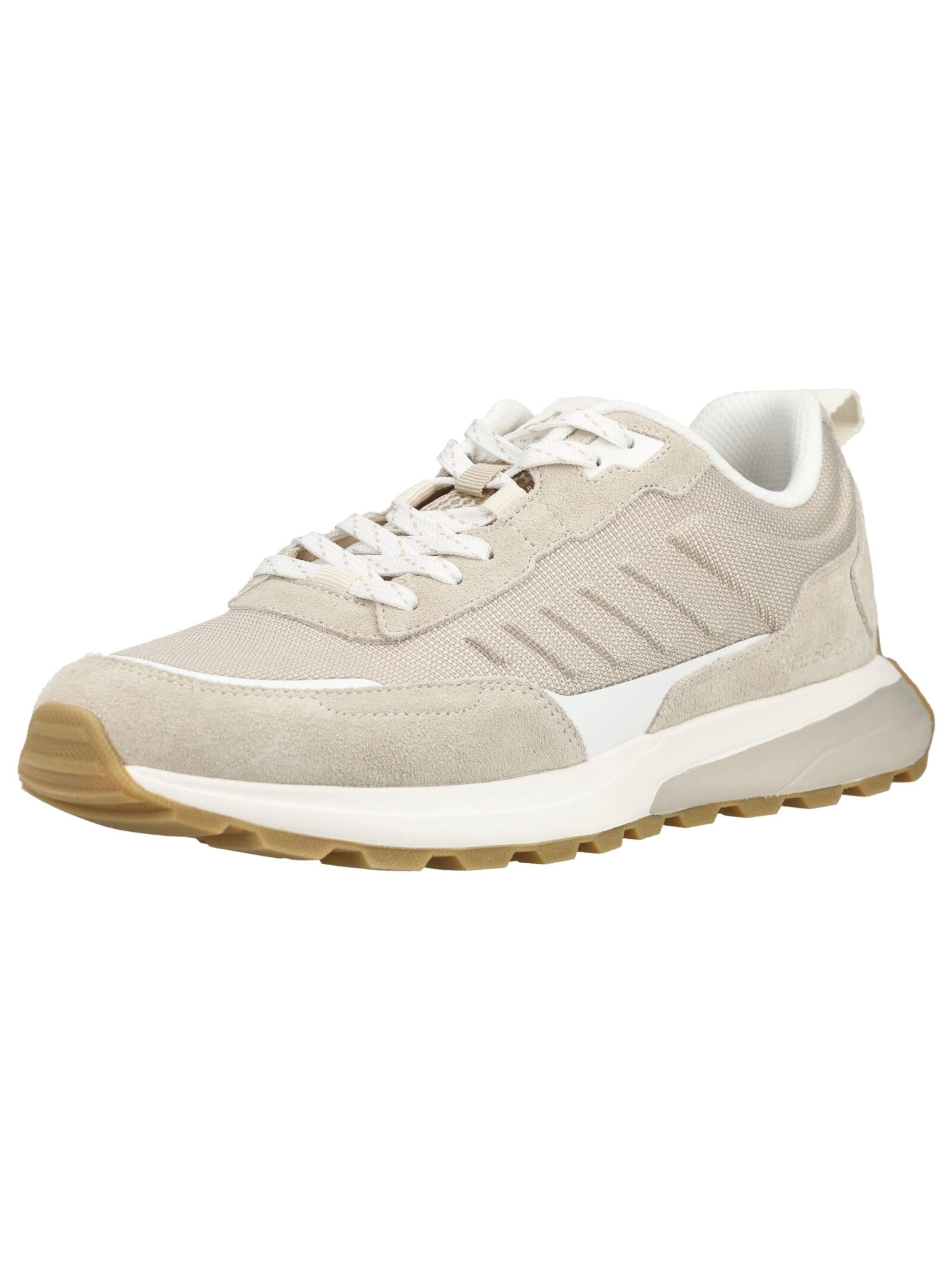 Baskets basses Marc O'Polo en beige : devant