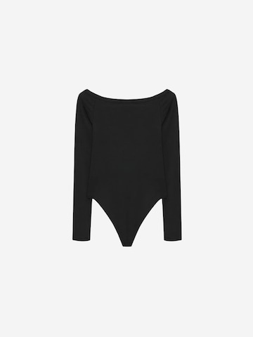 Shirtbody 'Blusen' Dilvin en noir
