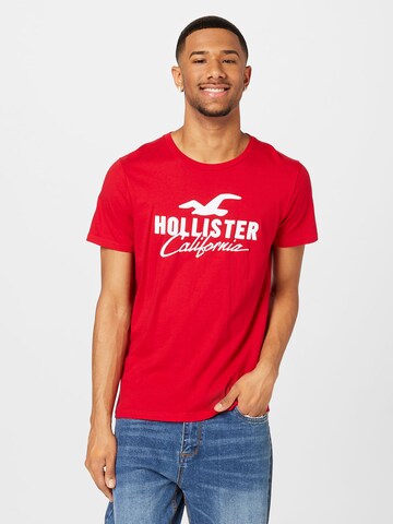 HOLLISTER Μπλουζάκι σε μπλε: μπροστά