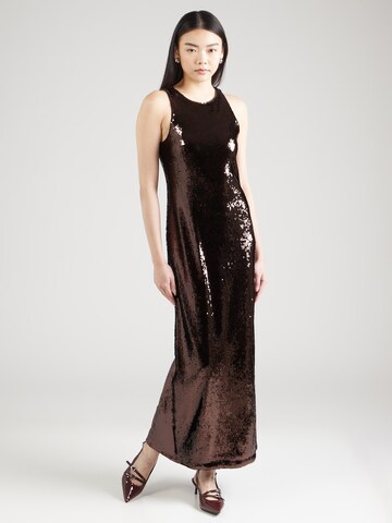 Abito da sera 'COLUMN' di Banana Republic in bronzo: frontale