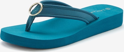 LASCANA Zehentrenner in 35 in cyanblau, Produktansicht