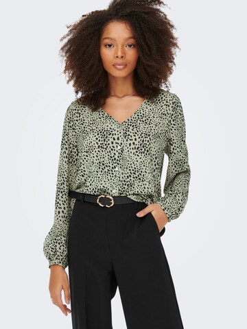 ONLY Blouse 'Sonja' in Groen: voorkant