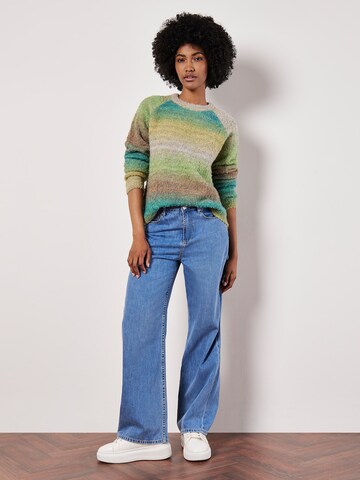 Pull-over ' ' Apricot en vert